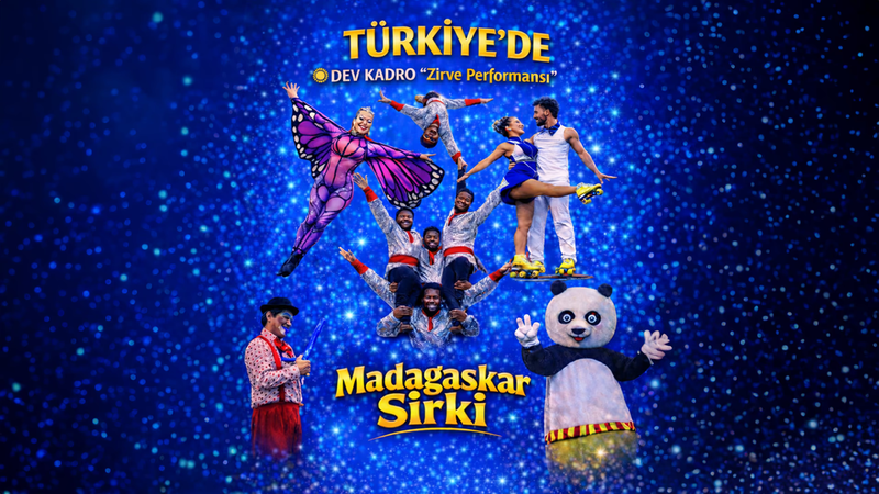 Madagaskar Sirki - Büyülü Dünya Turu